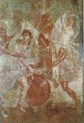 unknow artist Wall painting from the House of the Dioscuri at Pompeii painting